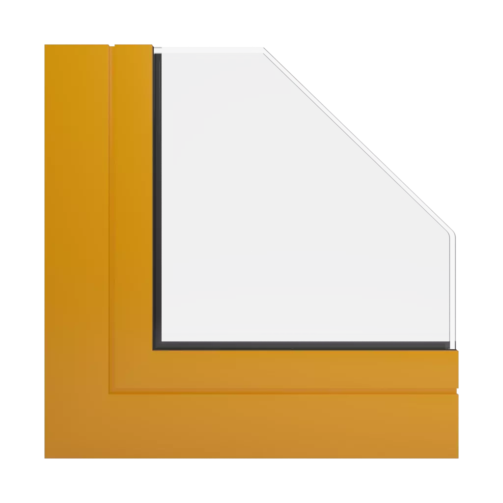 RAL 1007 Daffodil yellow windows window-profiles aluprof mb-86-si