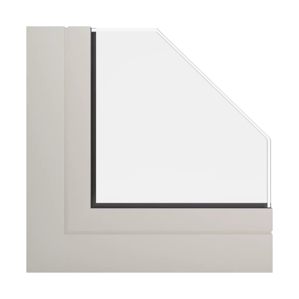 RAL 1013 Oyster white windows window-profiles aluprof mb-86-st