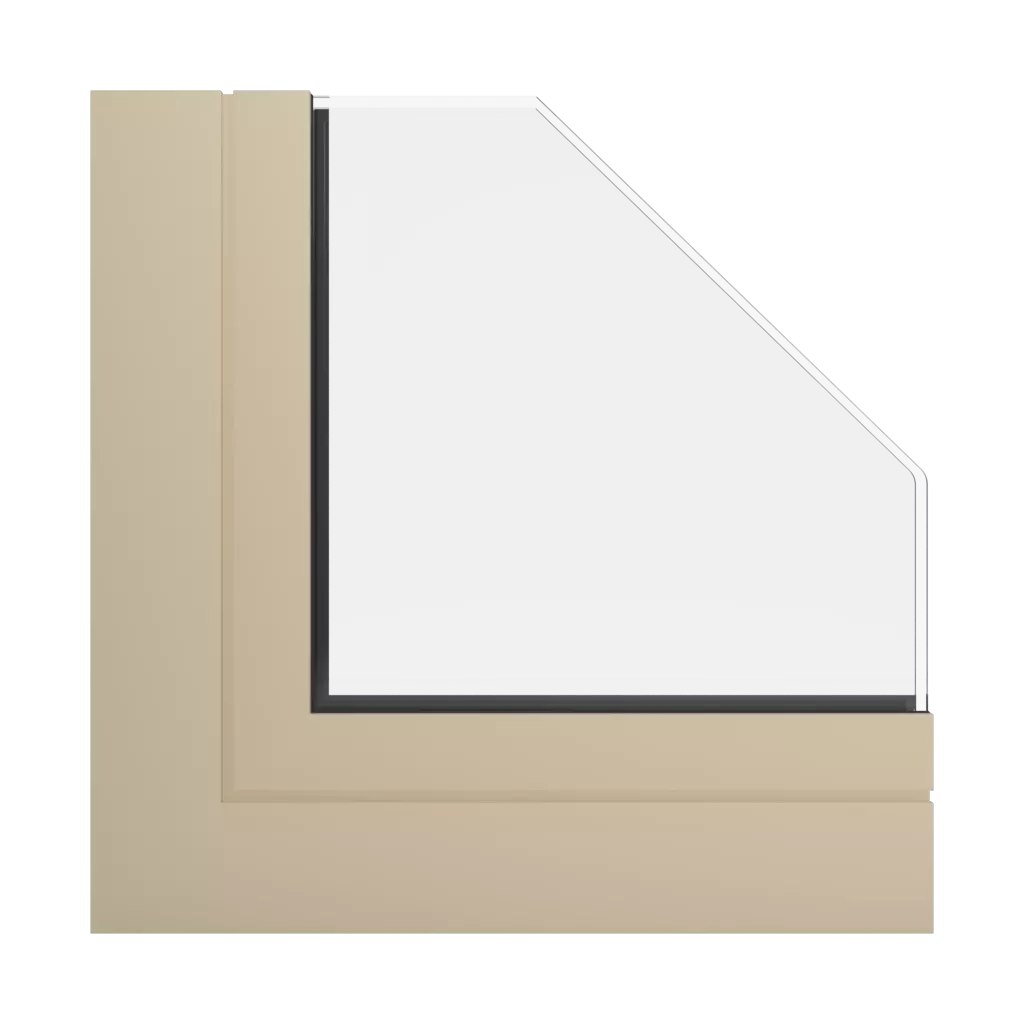 RAL 1014 Ivory windows window-profiles aluprof mb-70-hi