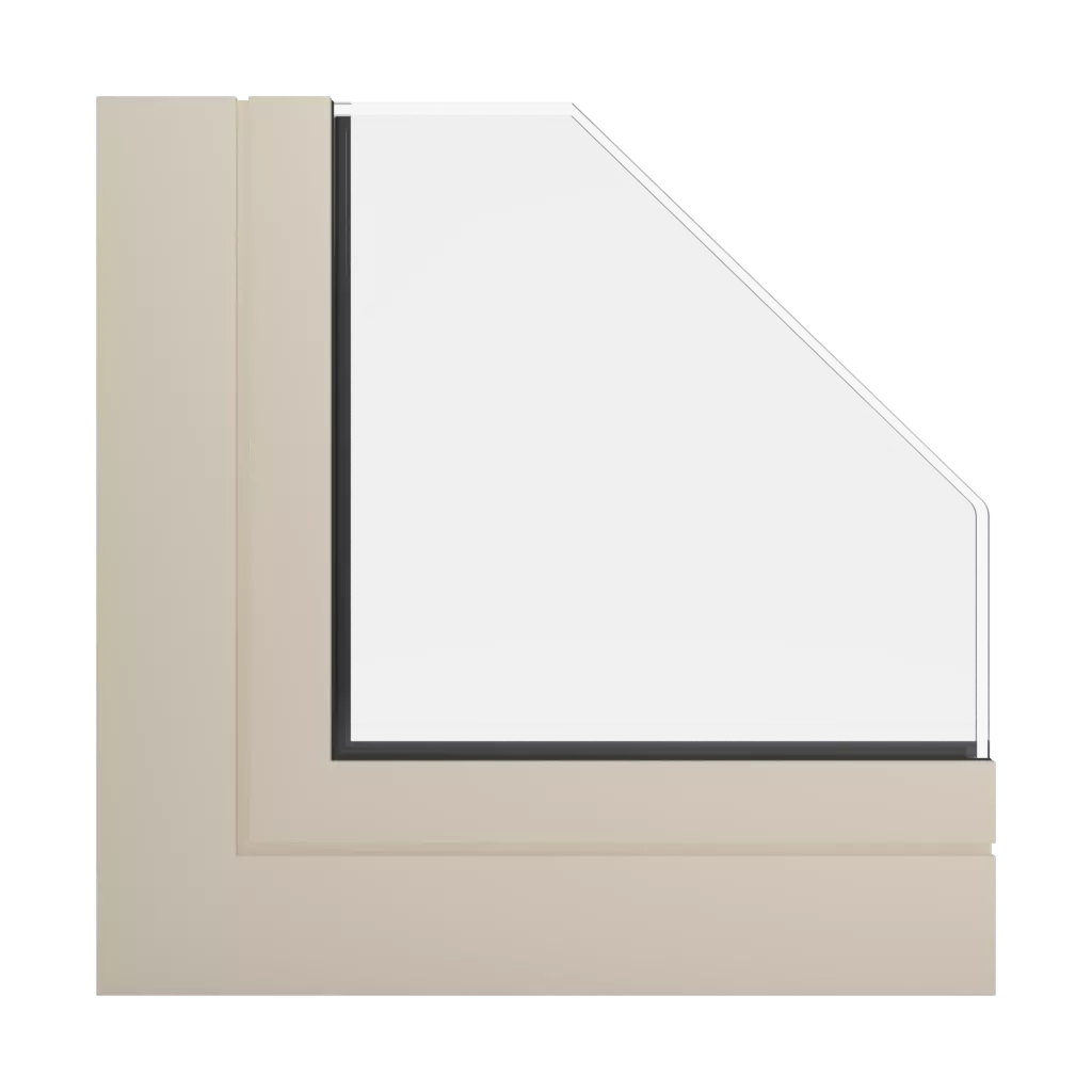 RAL 1015 Light ivory windows window-profiles aluprof mb-77-hs