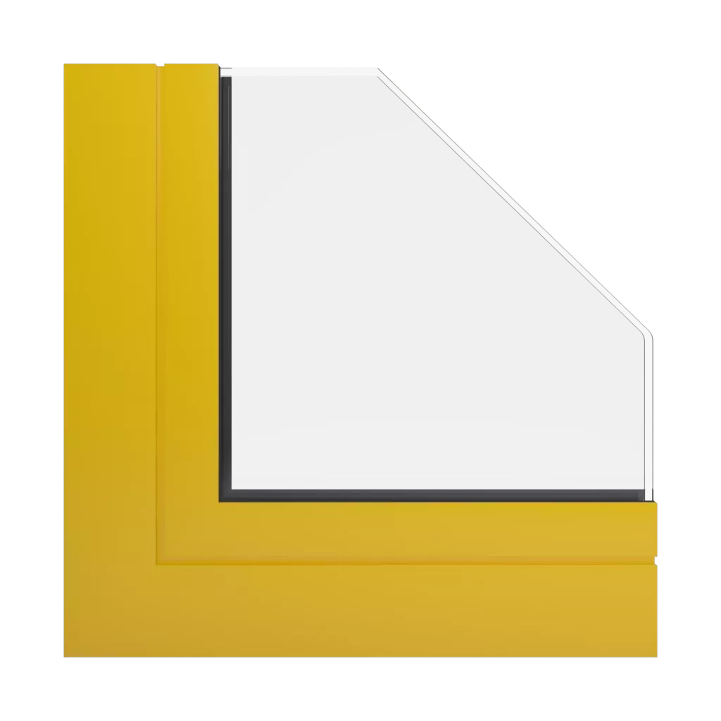 RAL 1021 Colza yellow windows window-profiles aluprof mb-86-si