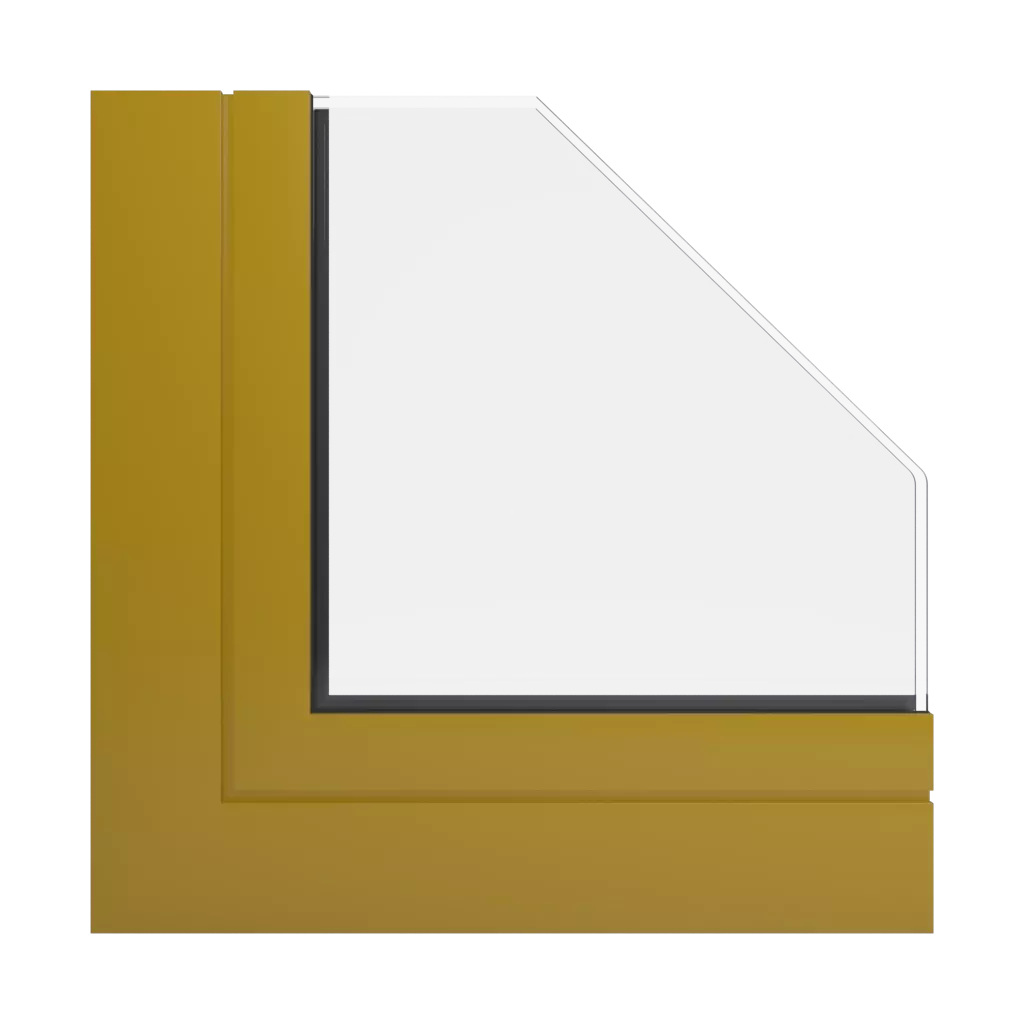 RAL 1027 Curry windows window-profiles aluprof mb-78ei-seamless-fireproof-partition-wall