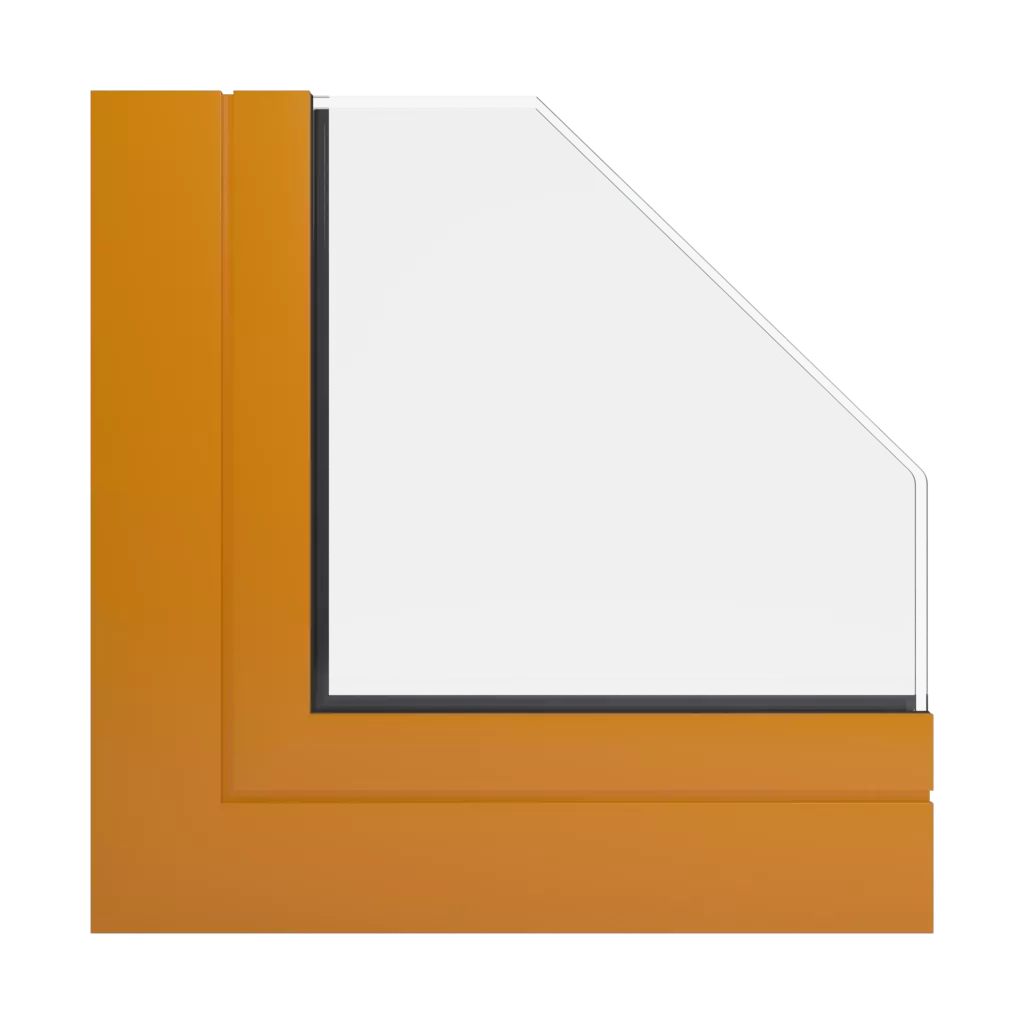 RAL 2000 Yellow orange windows window-profiles aluprof mb-86-si