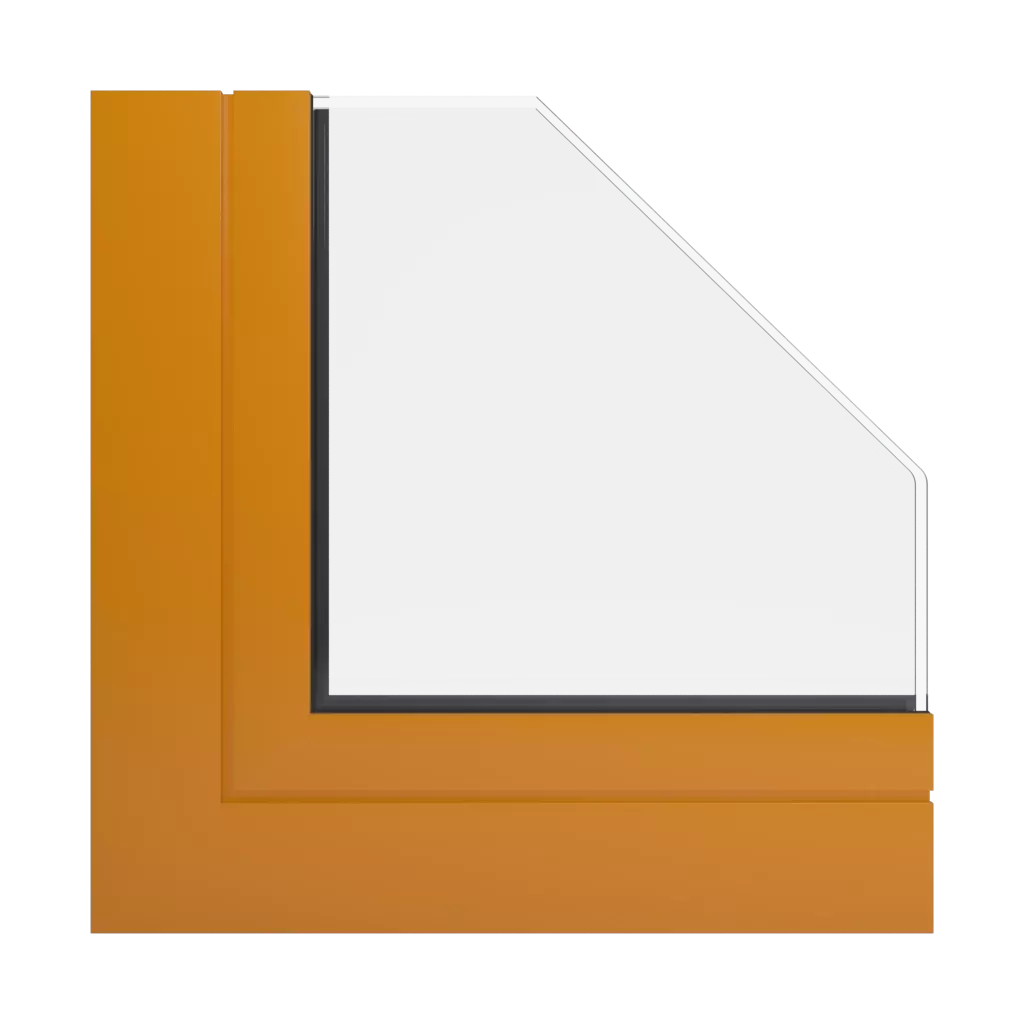 RAL 2000 Yellow orange windows window-profiles aluprof fire-rated-glazed-roofs