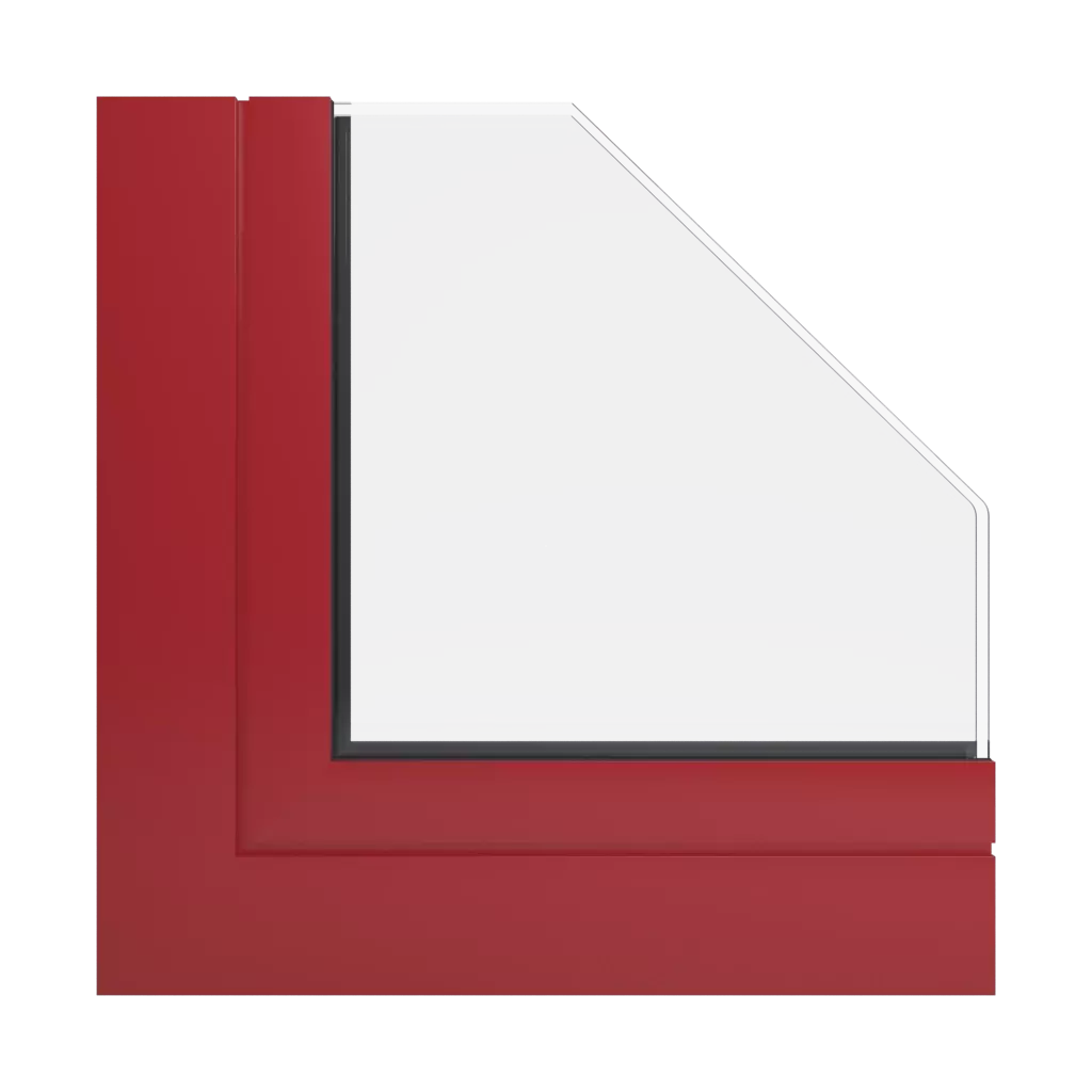 RAL 3001 Signal red windows window-profiles aluprof fire-rated-glazed-roofs