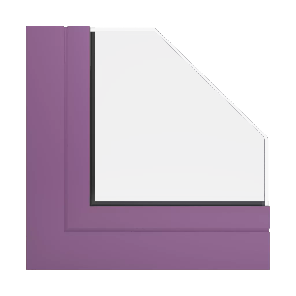 RAL 4001 Red lilac windows window-profiles aluprof mb-86-si