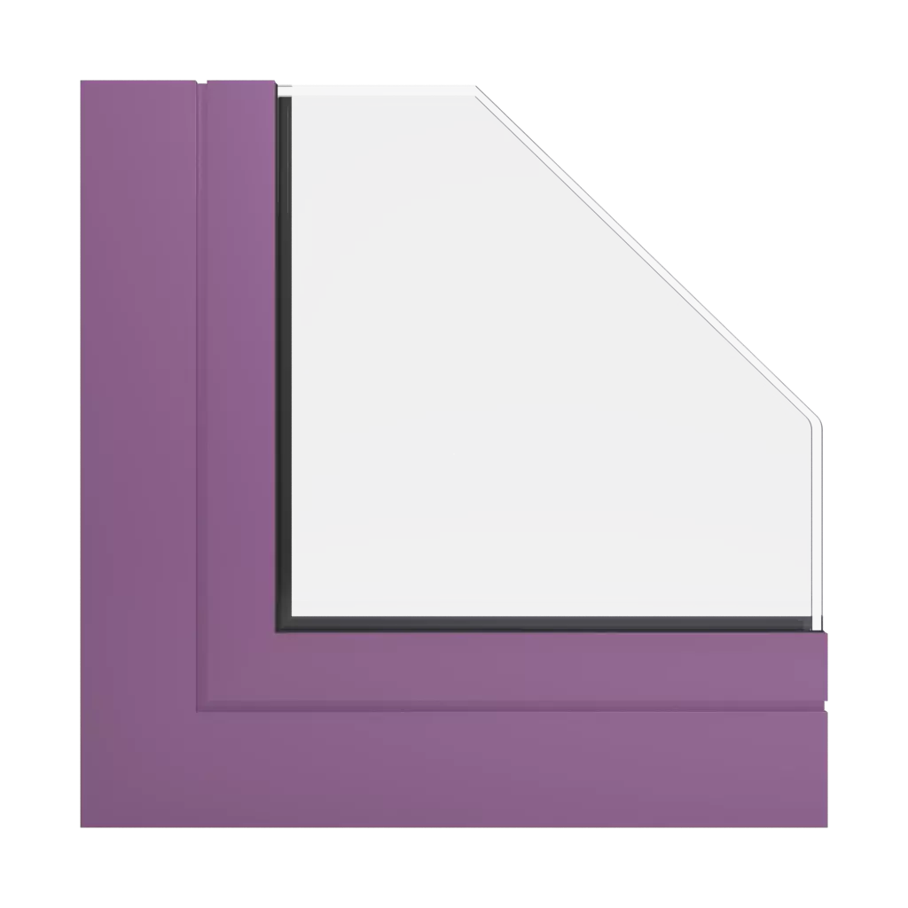 RAL 4001 Red lilac windows window-profiles aluprof mb-78ei-seamless-fireproof-partition-wall