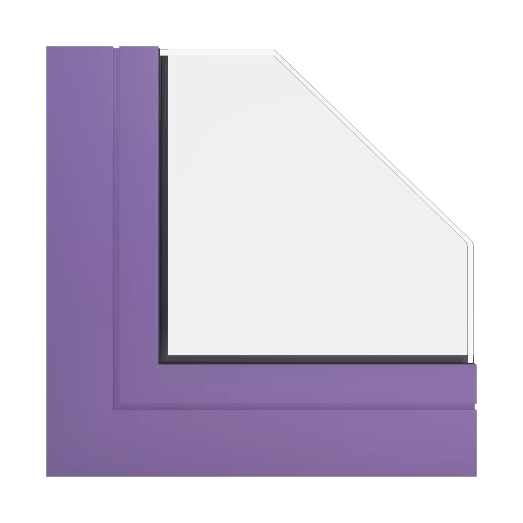 RAL 4005 Blue lilac windows window-profiles aluprof mb-86-si