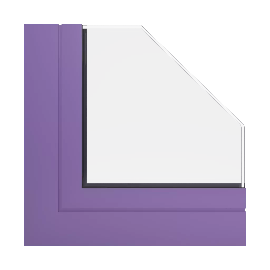 RAL 4005 Blue lilac windows window-profiles aluprof mb-60e-ei