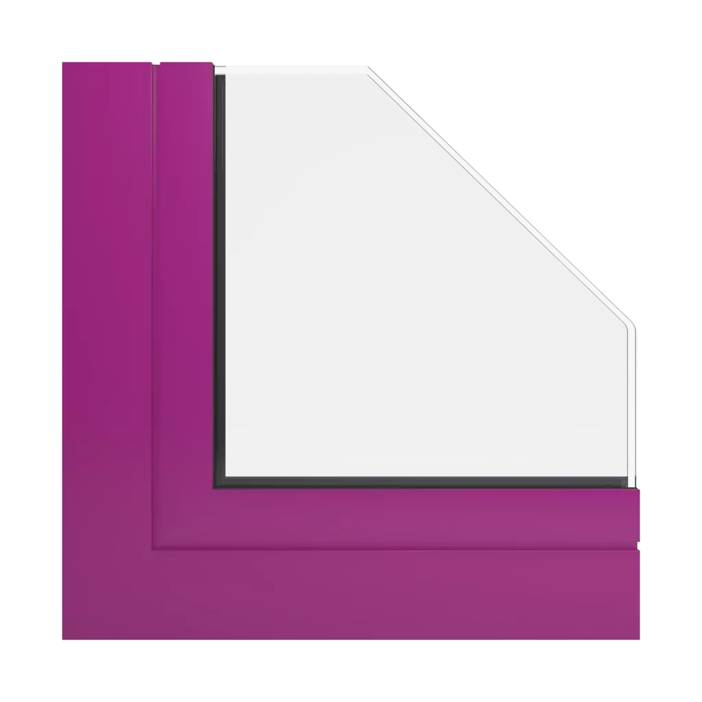 RAL 4006 Traffic purple windows window-profiles aluprof mb-86-si