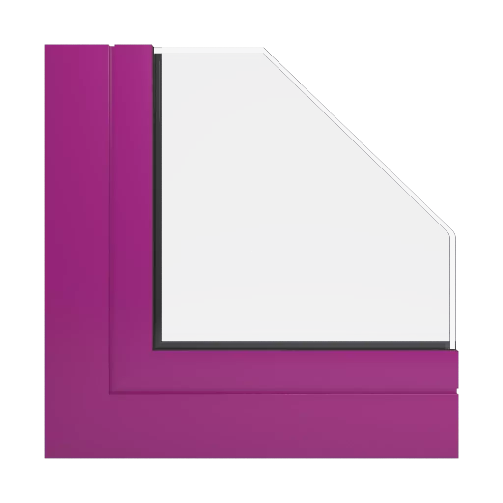 RAL 4006 Traffic purple windows window-profiles aliplast victoria-plus