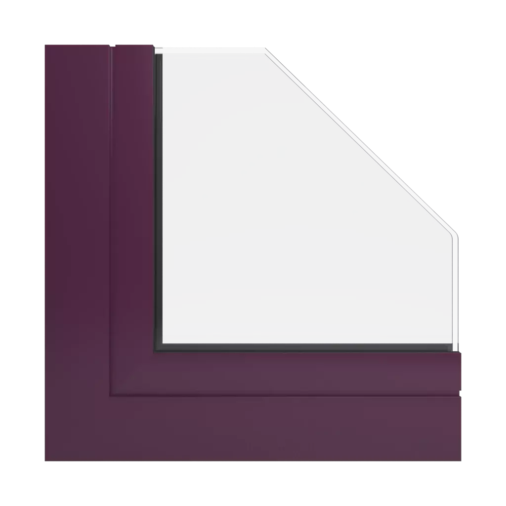 RAL 4007 Purple violet windows window-profiles aluprof mb-86-si