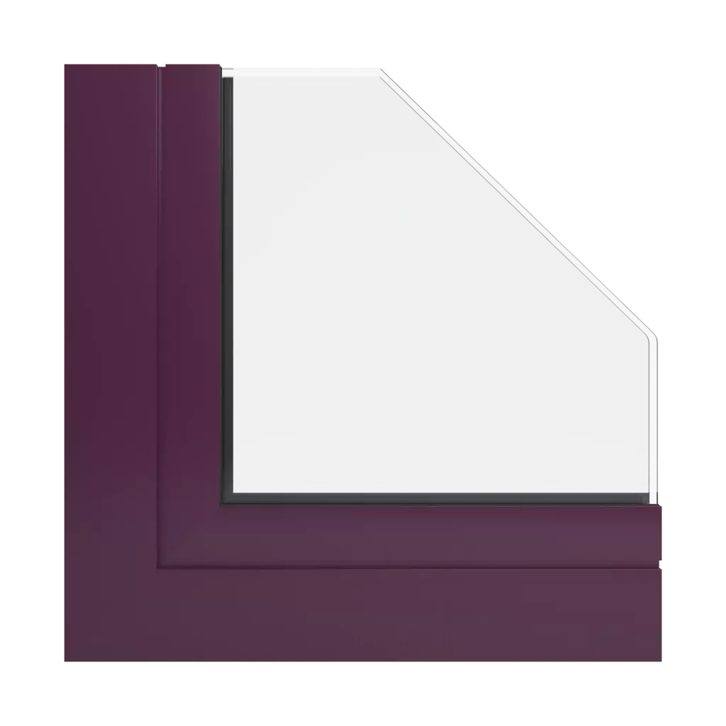 RAL 4007 Purple violet windows window-profiles aluprof mb-70-hi