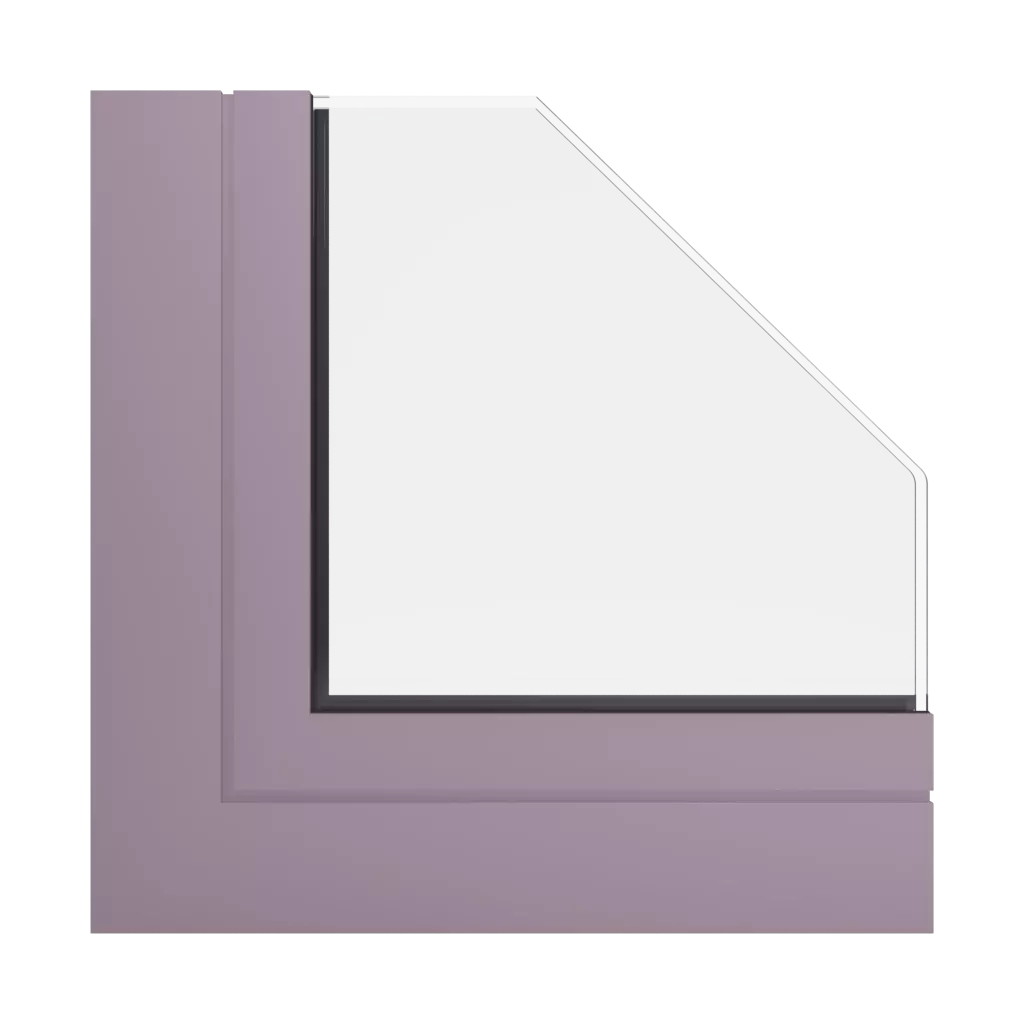 RAL 4009 Pastel violet windows window-profiles aluprof mb-77-hs