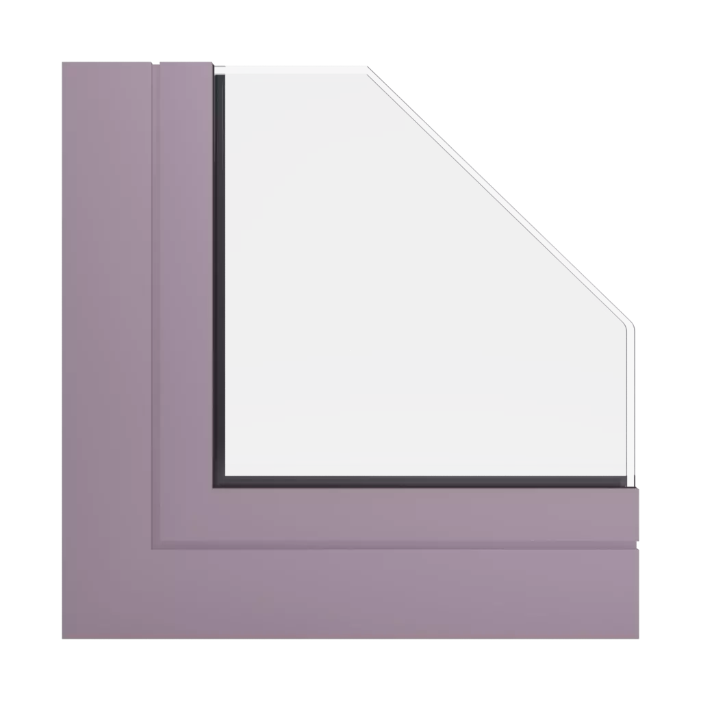 RAL 4009 Pastel violet windows window-profiles aluprof mb-86-st