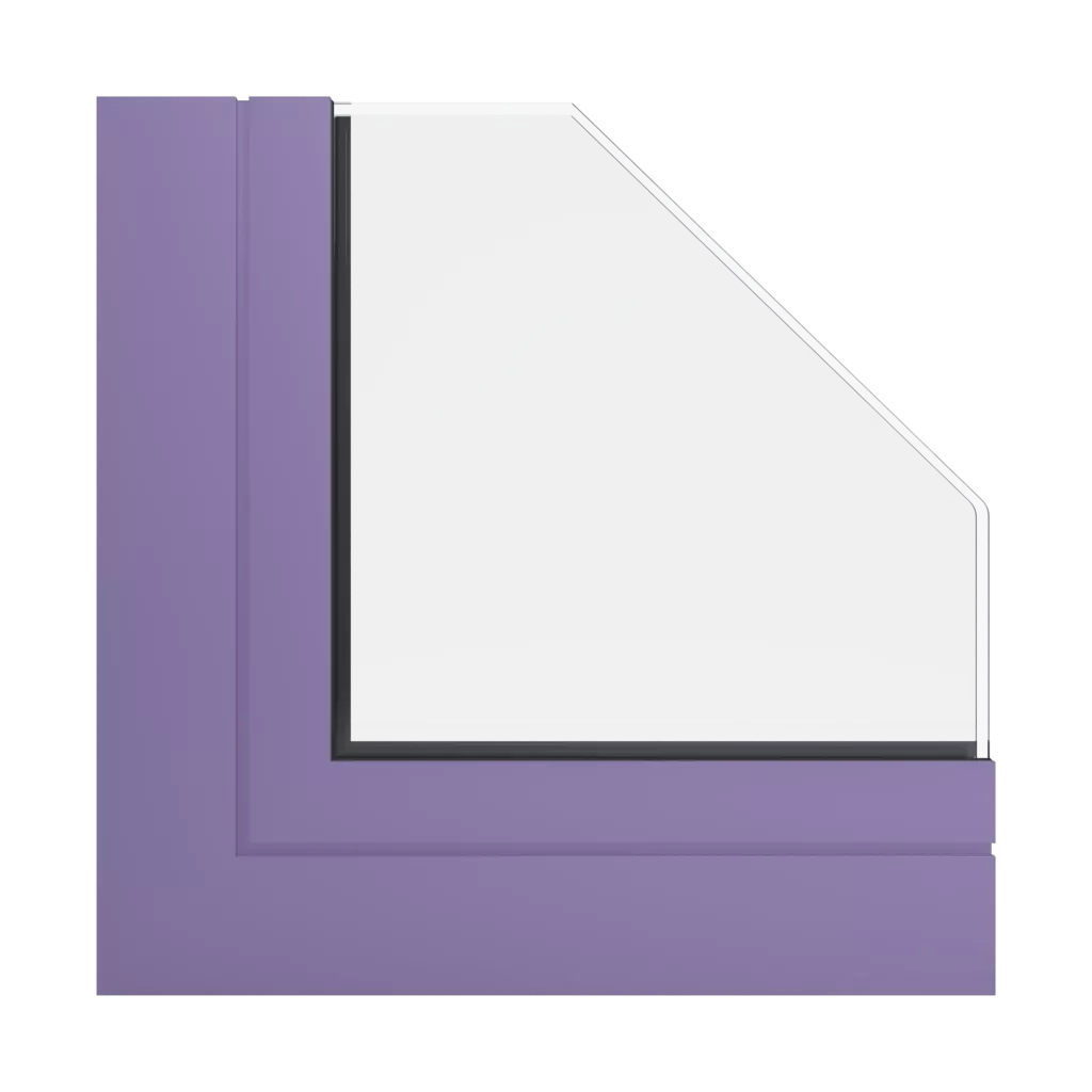 RAL 4011 Pearl violet windows window-profiles aluprof mb-86-si