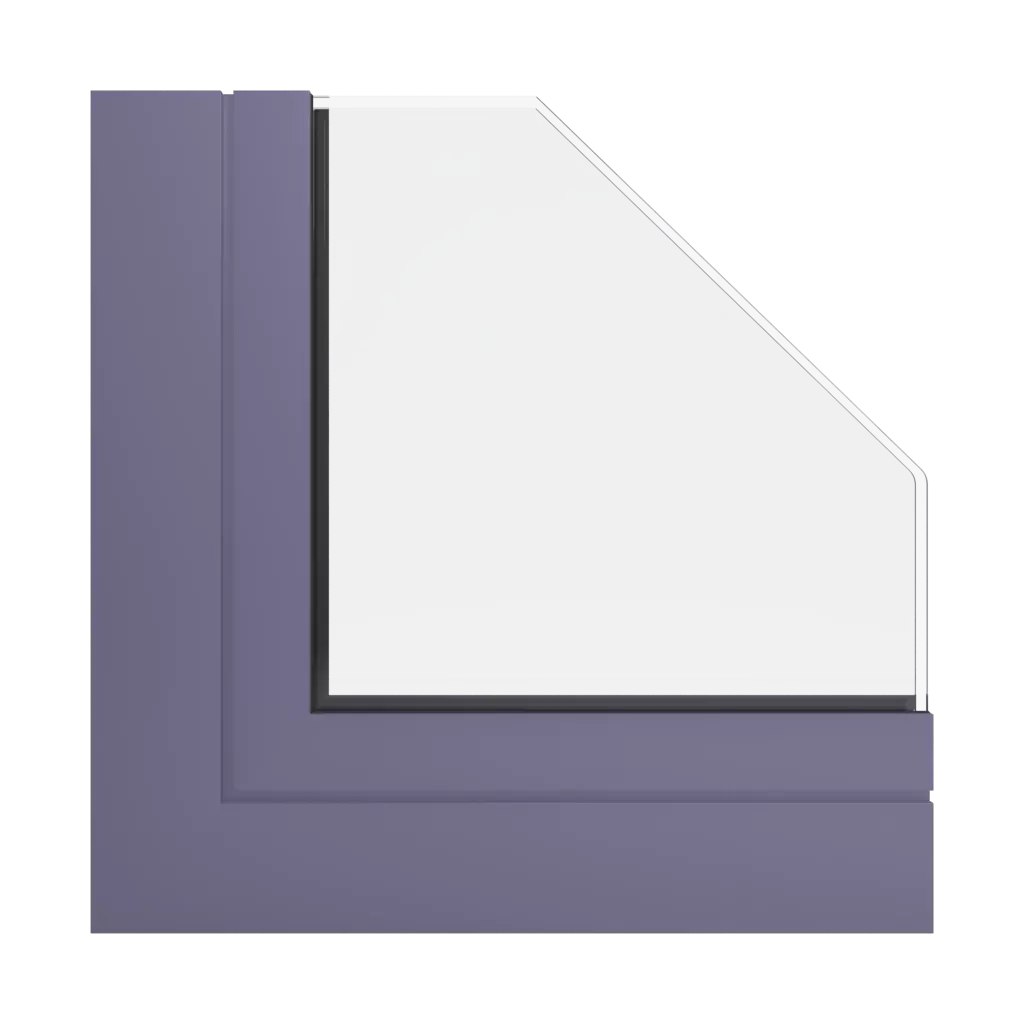 RAL 4012 Pearl blackberry windows window-profiles aluprof mb-78ei-seamless-fireproof-partition-wall