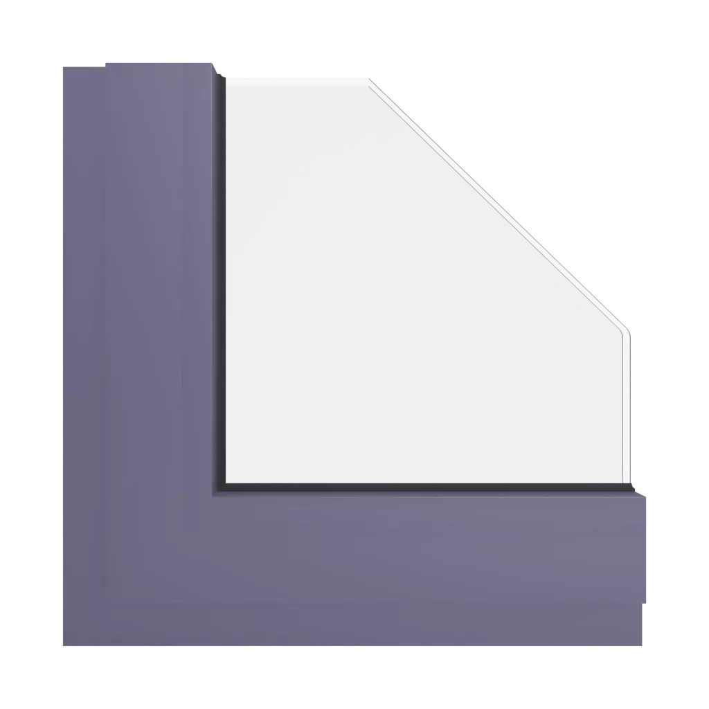 RAL 4012 Pearl blackberry windows window-color aluminum-ral ral-4012-pearl-blackberry interior