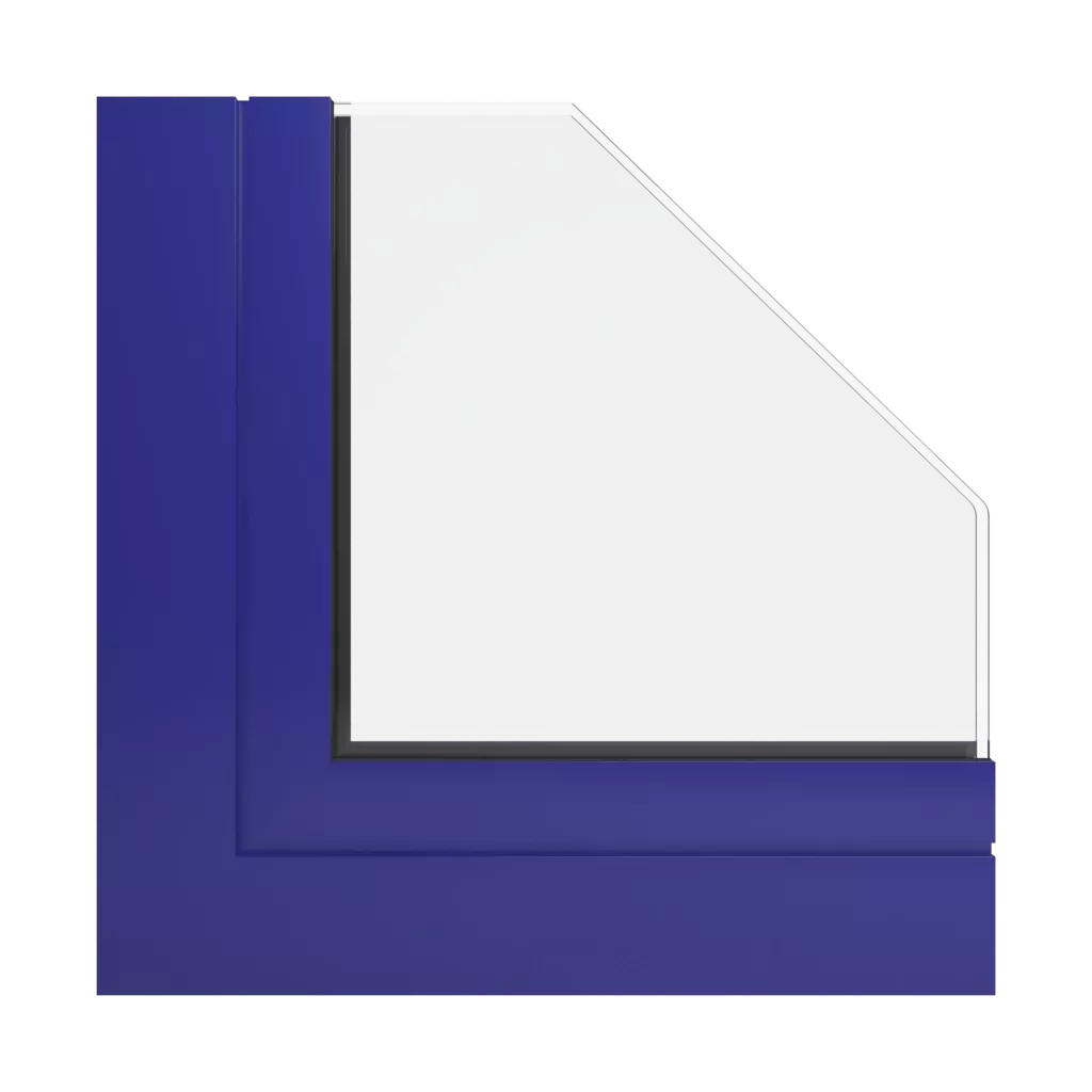 RAL 5002 Ultramarine blue windows window-profiles aluprof mb-86-si