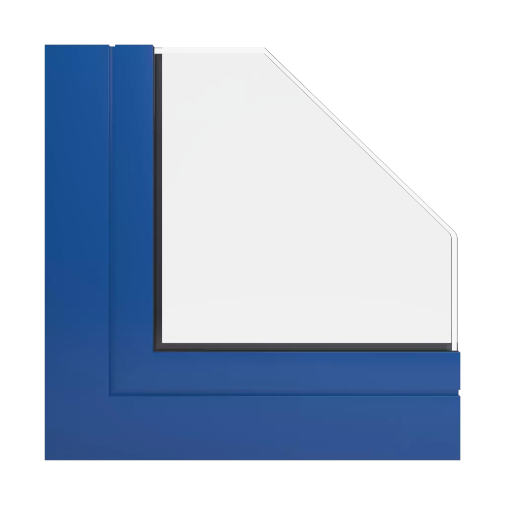RAL 5005 Signal blue windows window-profiles aluprof mb-86-si
