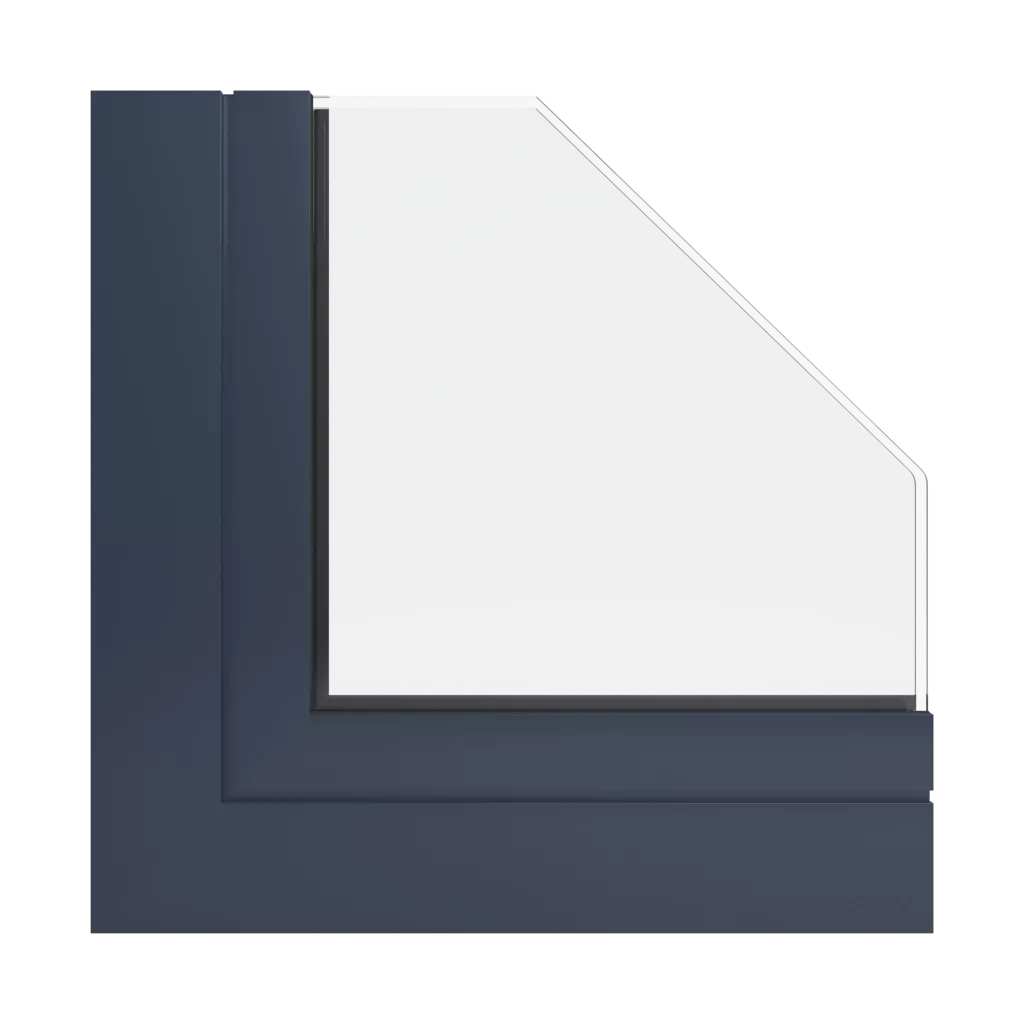 RAL 5008 Grey blue windows window-profiles aluprof mb-77-hs