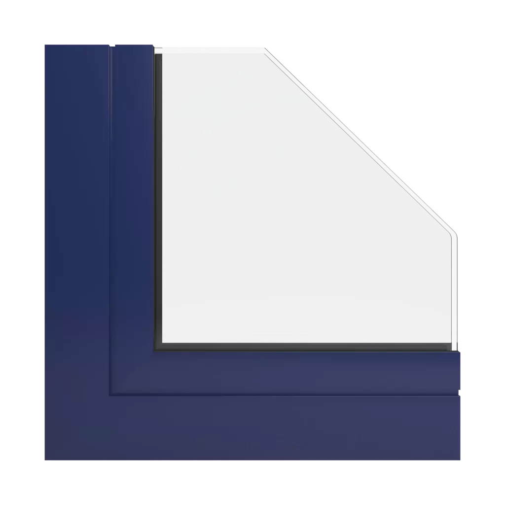 RAL 5013 Cobalt blue windows window-profiles aluprof fire-rated-glazed-roofs