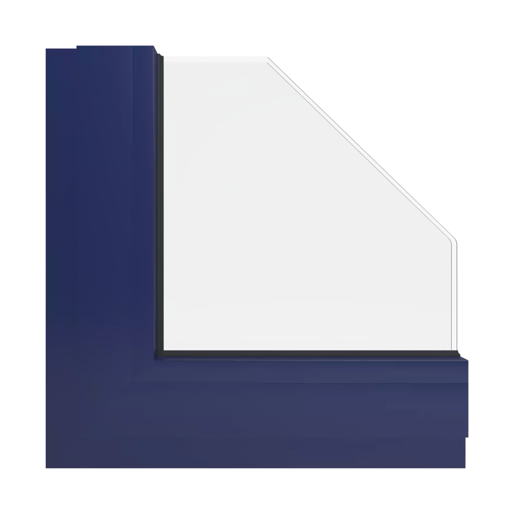 RAL 5013 Cobalt blue windows window-color aluminum-ral ral-5013-cobalt-blue interior