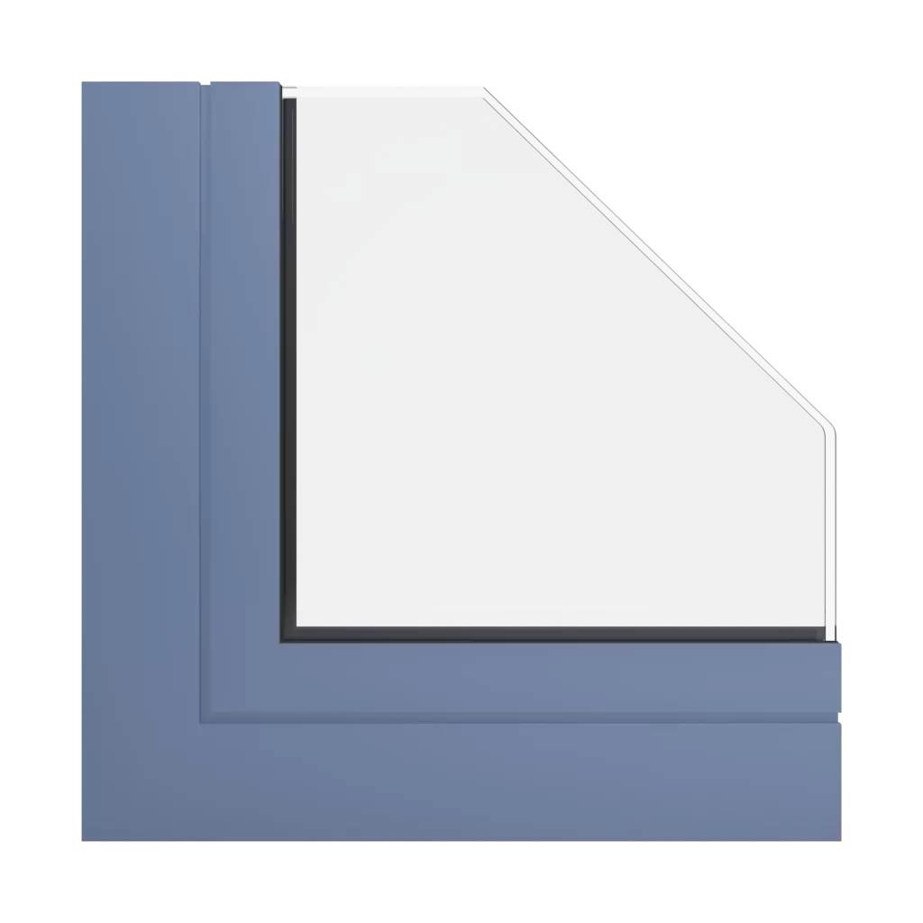 RAL 5014 blue gray windows window-profiles aluprof fire-rated-glazed-roofs