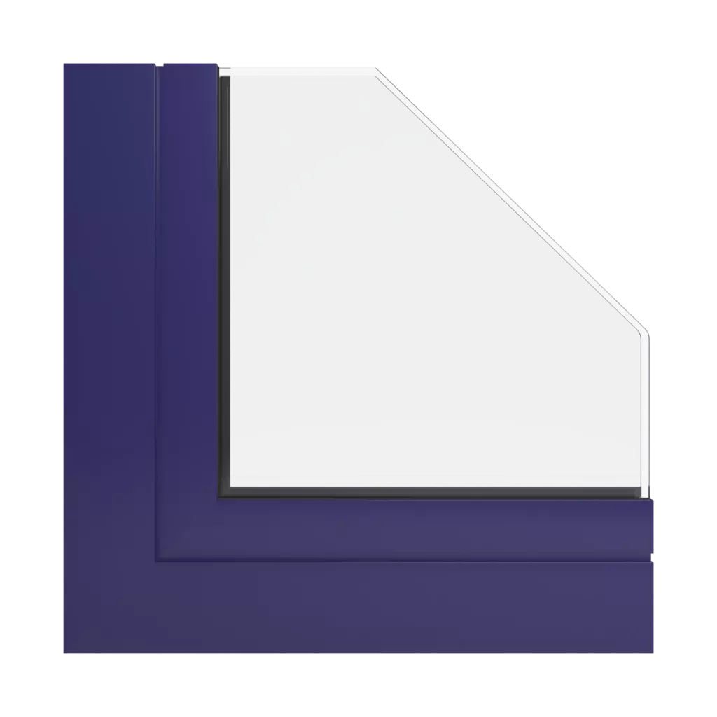 RAL 5022 Night blue windows window-profiles aluprof mb-86-si
