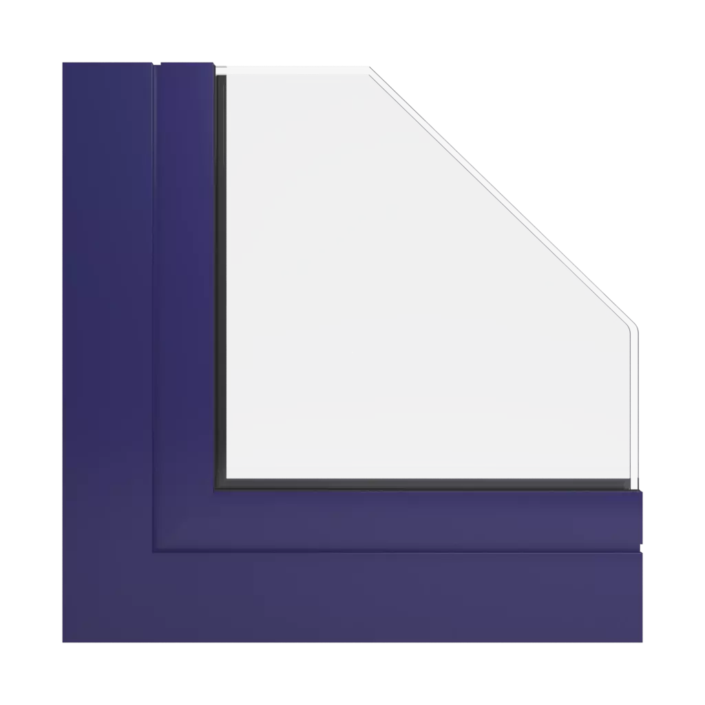 RAL 5022 Night blue windows window-profiles aluprof fire-rated-glazed-roofs