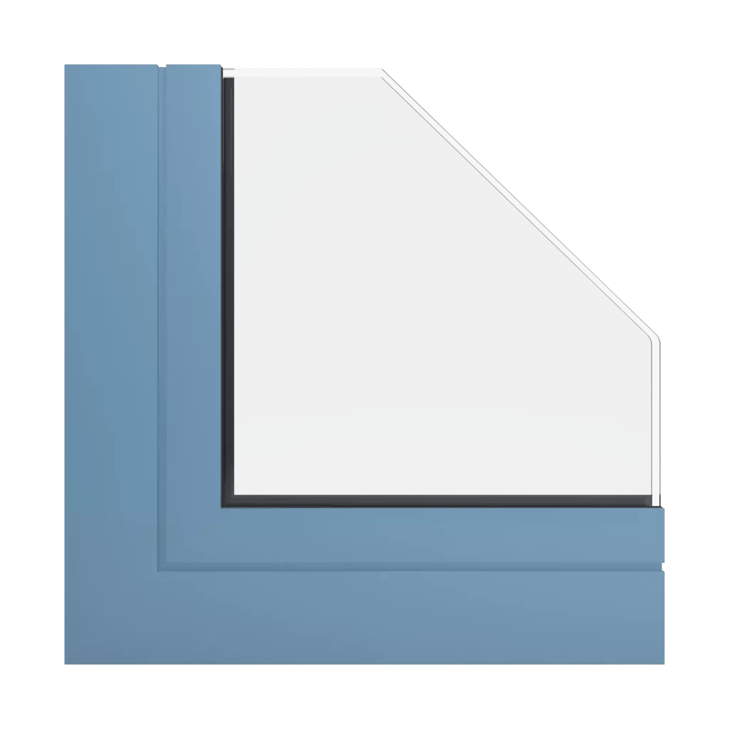 RAL 5024 Pastel blue windows window-profiles aluprof mb-70-hi