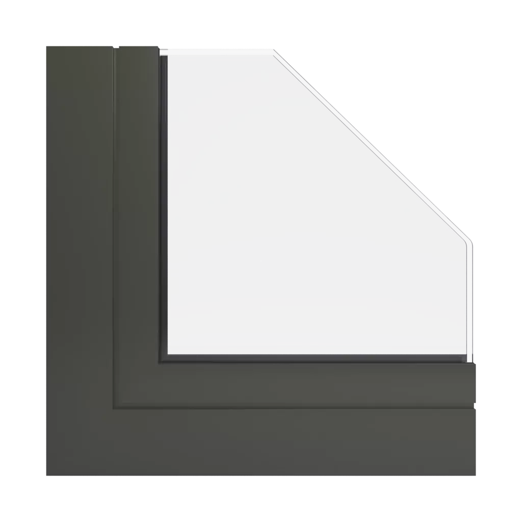 RAL 6014 Yellow olive windows window-profiles aluprof fire-rated-glazed-roofs