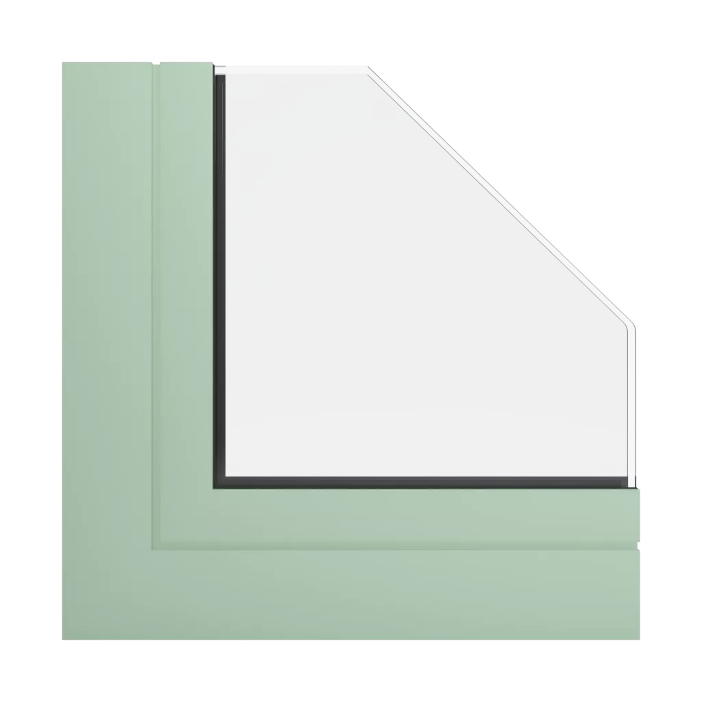 RAL 6019 Pastel green windows window-color aluminum-ral   