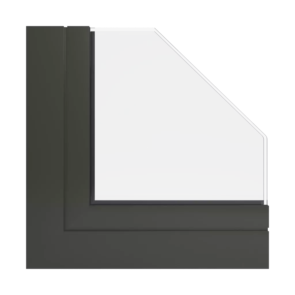 RAL 6022 Olive drab windows window-profiles aluprof fire-rated-glazed-roofs