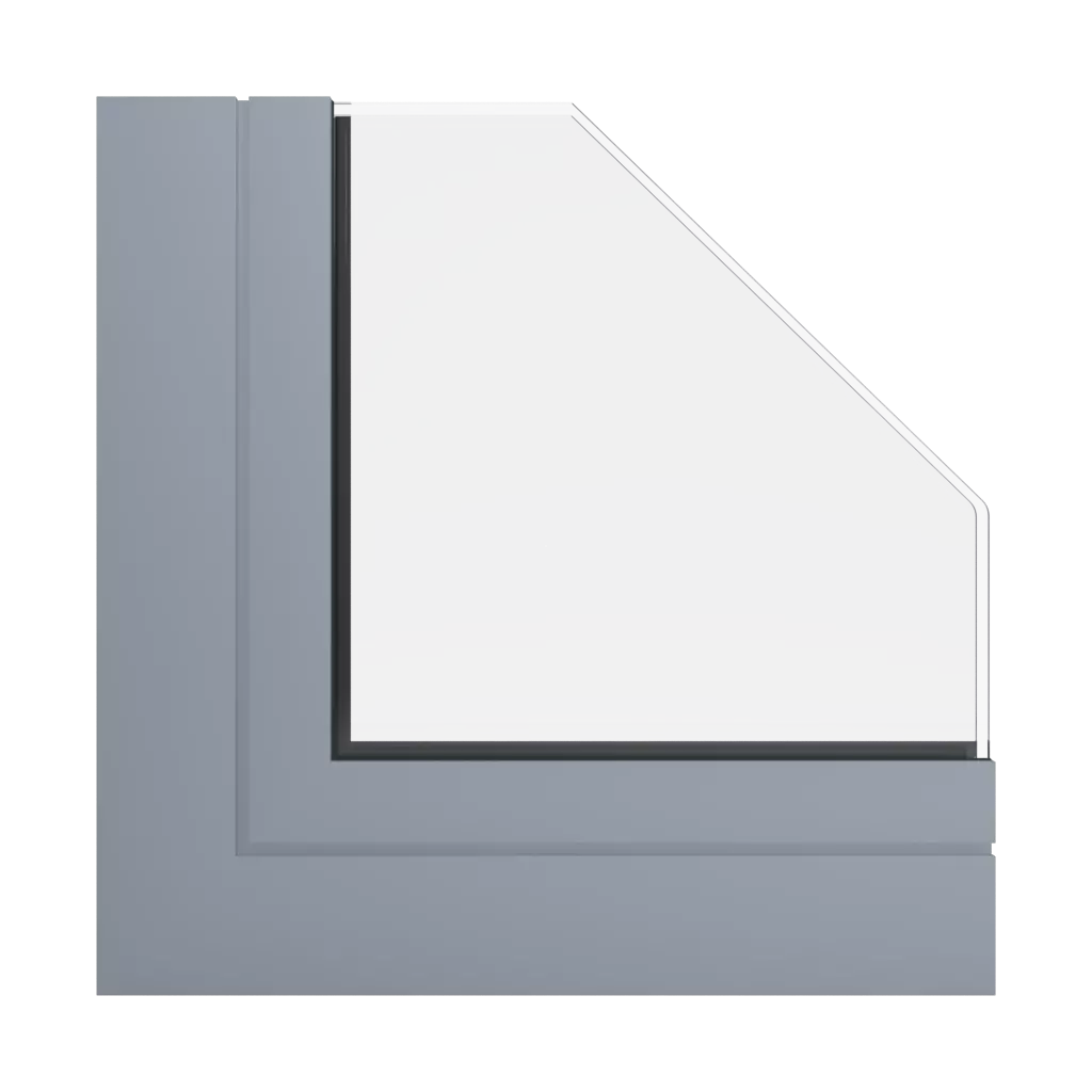 RAL 7004 Signal grey windows window-profiles aluprof mb-86-si