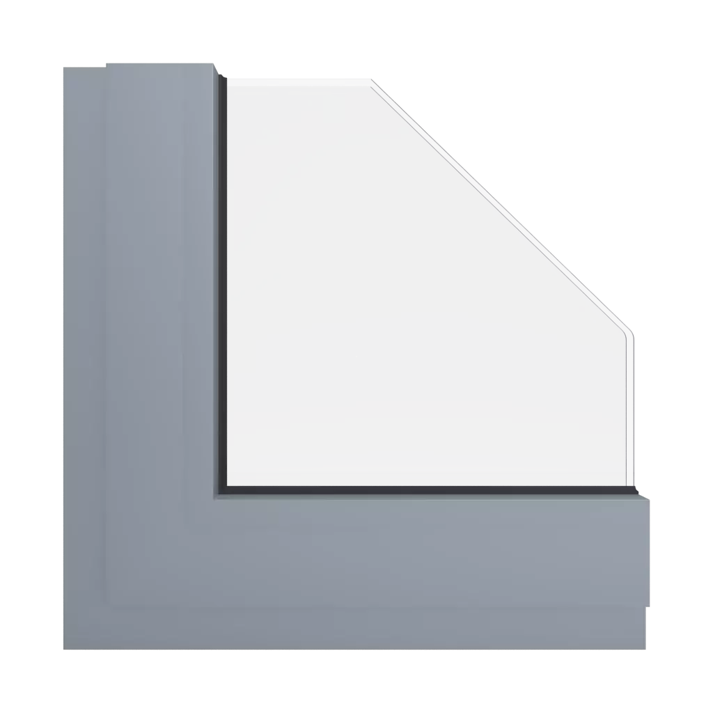 RAL 7001 Silver grey windows window-color aluminum-ral ral-7004-signal-grey interior