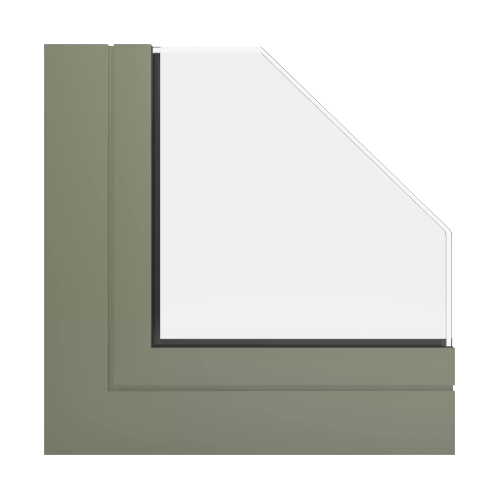 RAL 7001 Silver grey windows window-profiles aluprof mb-86-si