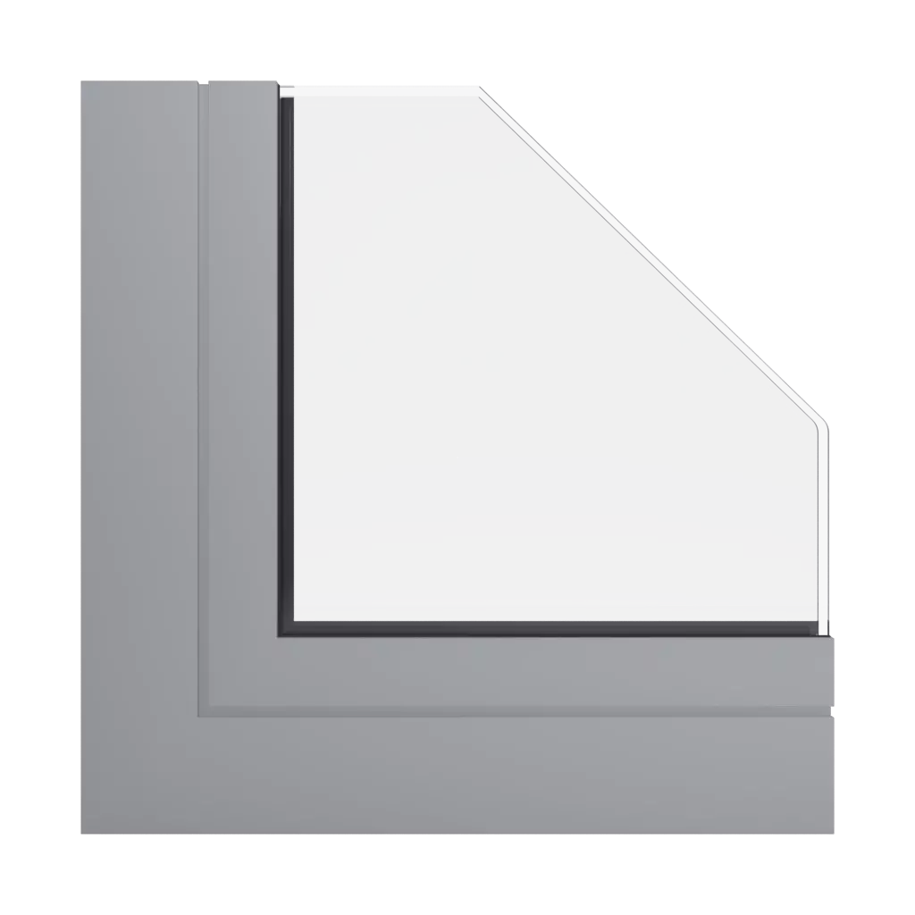 RAL 7003 Moss grey windows window-profiles aluprof mb-77-hs