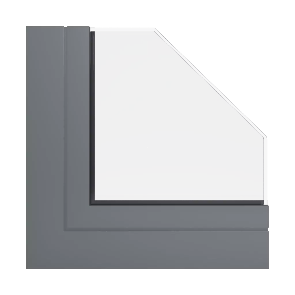 RAL 7005 Mouse Gray windows window-profiles aluprof mb-86-si