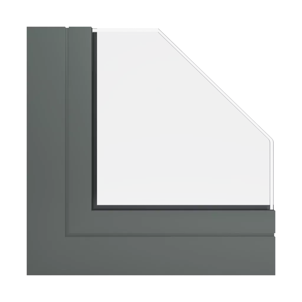 RAL 7009 Green grey windows window-color aliplast-colors 