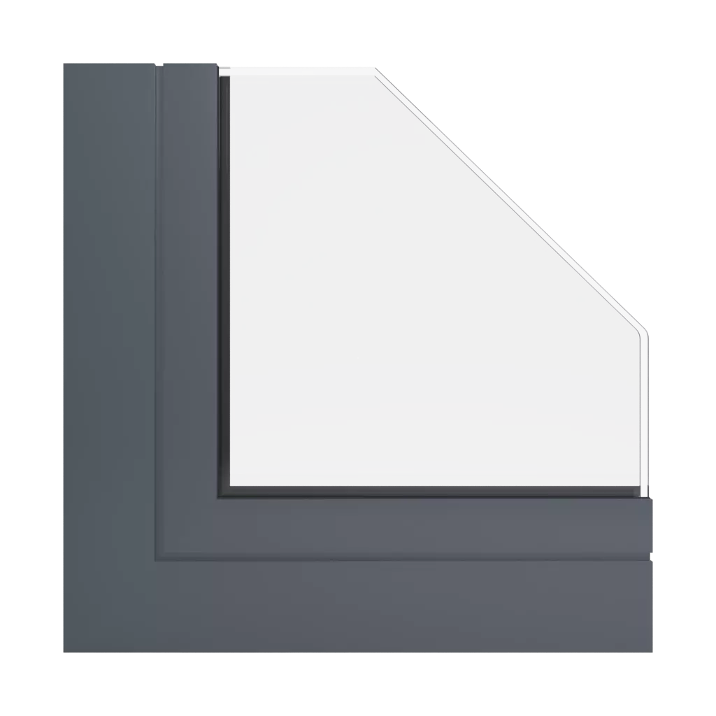 RAL 7015 Slate grey windows window-profiles aluprof mb-86-si