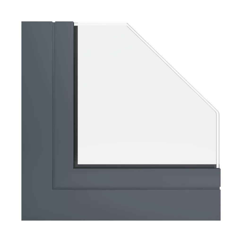 RAL 7015 Slate grey windows window-profiles aluprof mb-86-st