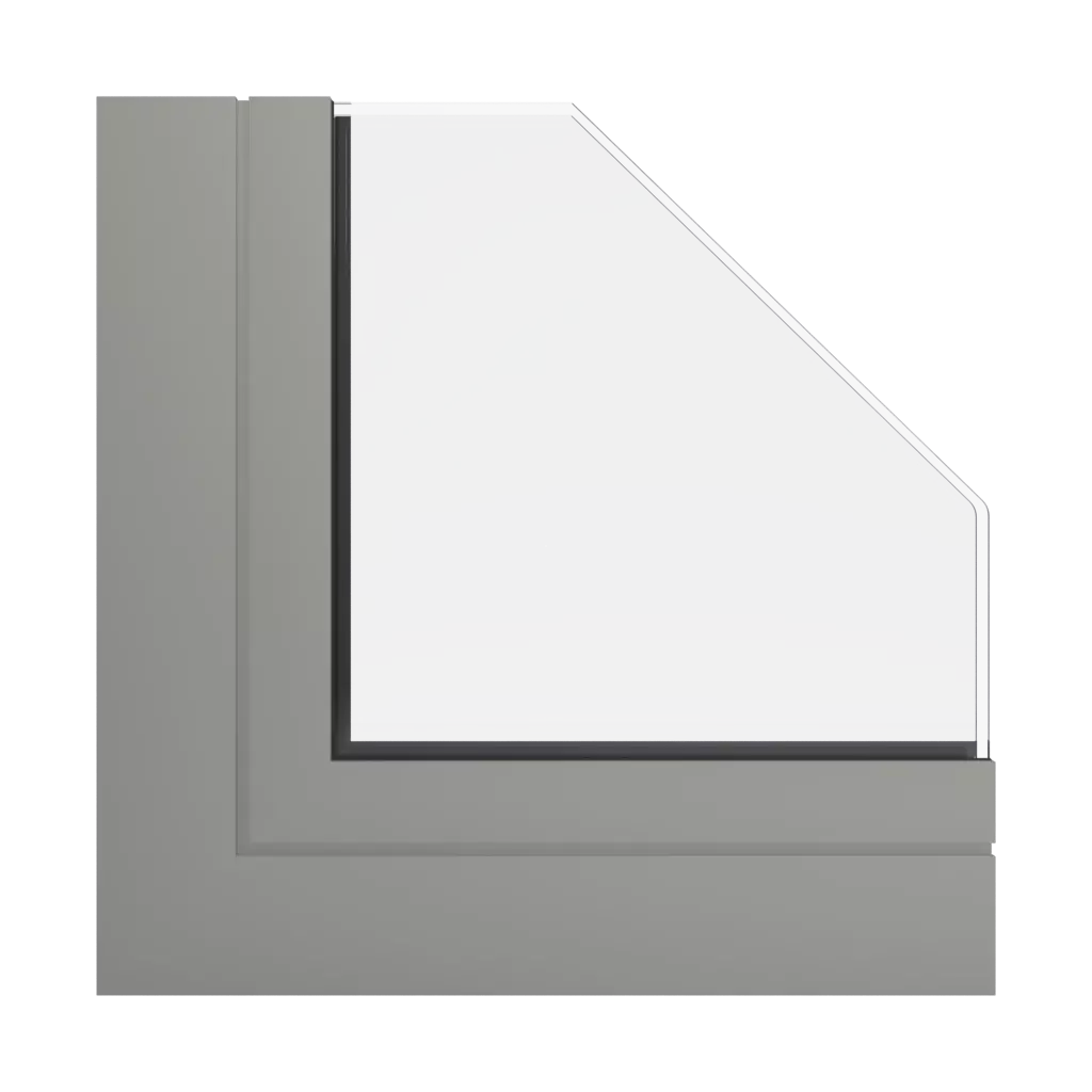 RAL 7030 Stone grey windows window-profiles aluprof mb-86-si