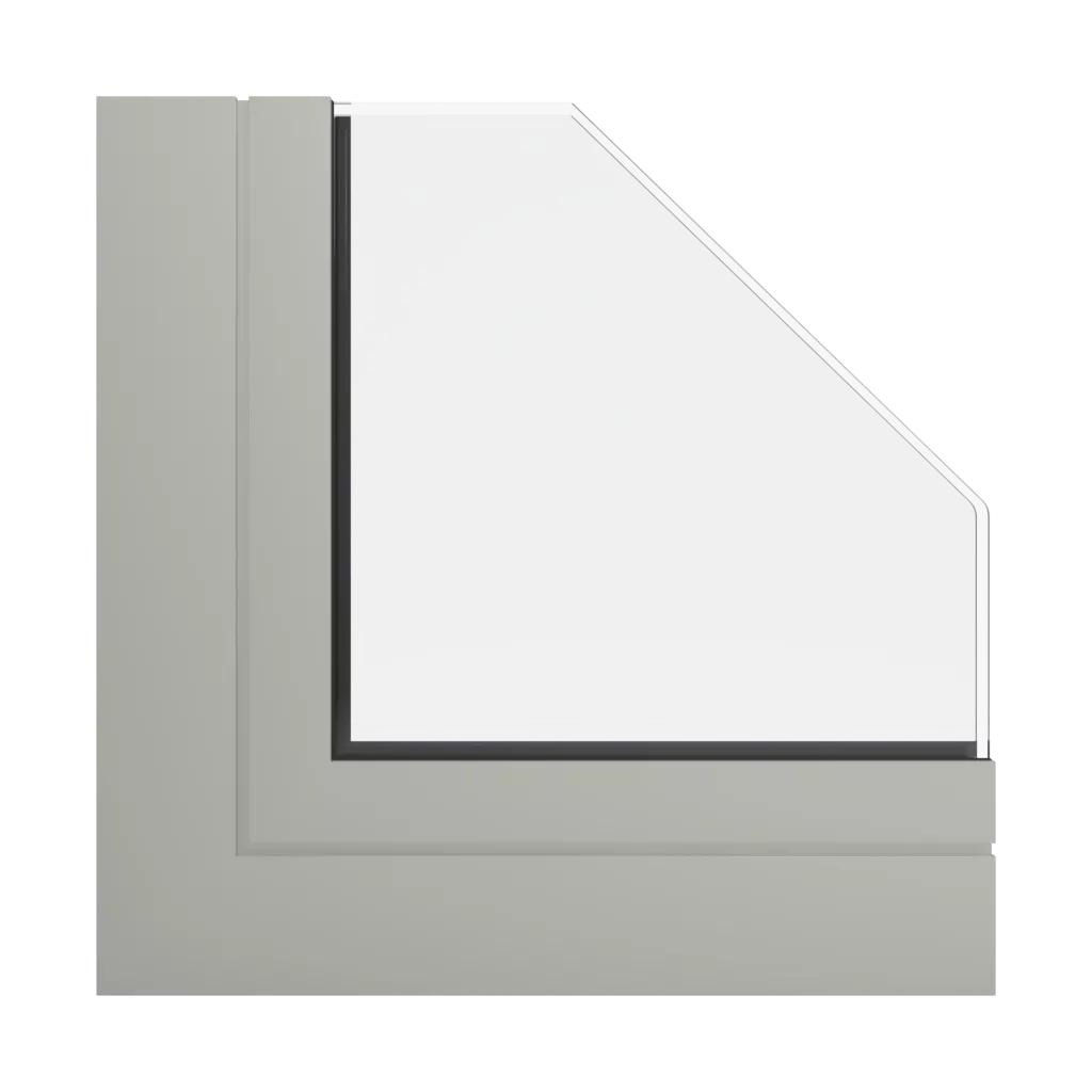 RAL 7032 Pebble grey windows window-profiles aluprof mb-86-si