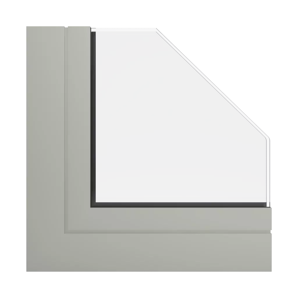 RAL 7032 Pebble grey windows window-profiles aluprof mb-86-fold-line-hd