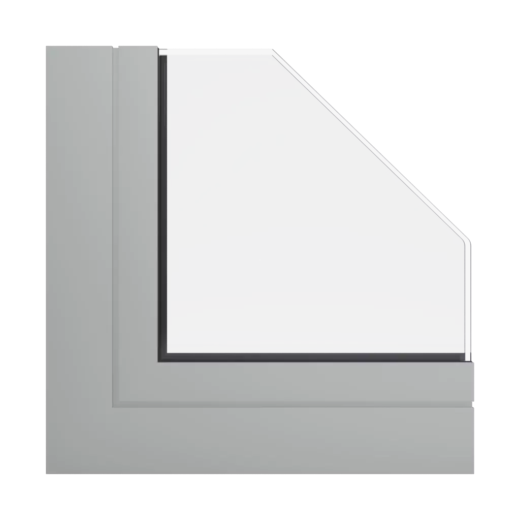 RAL 7038 Agate grey windows window-profiles aluprof mb-86-si