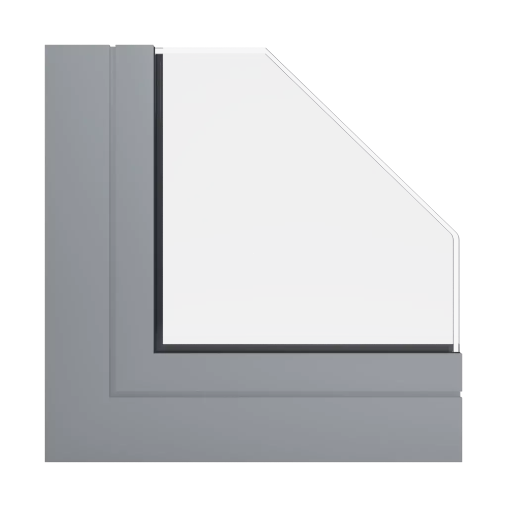 RAL 7042 Traffic grey A windows window-profiles aluprof mb-skyline