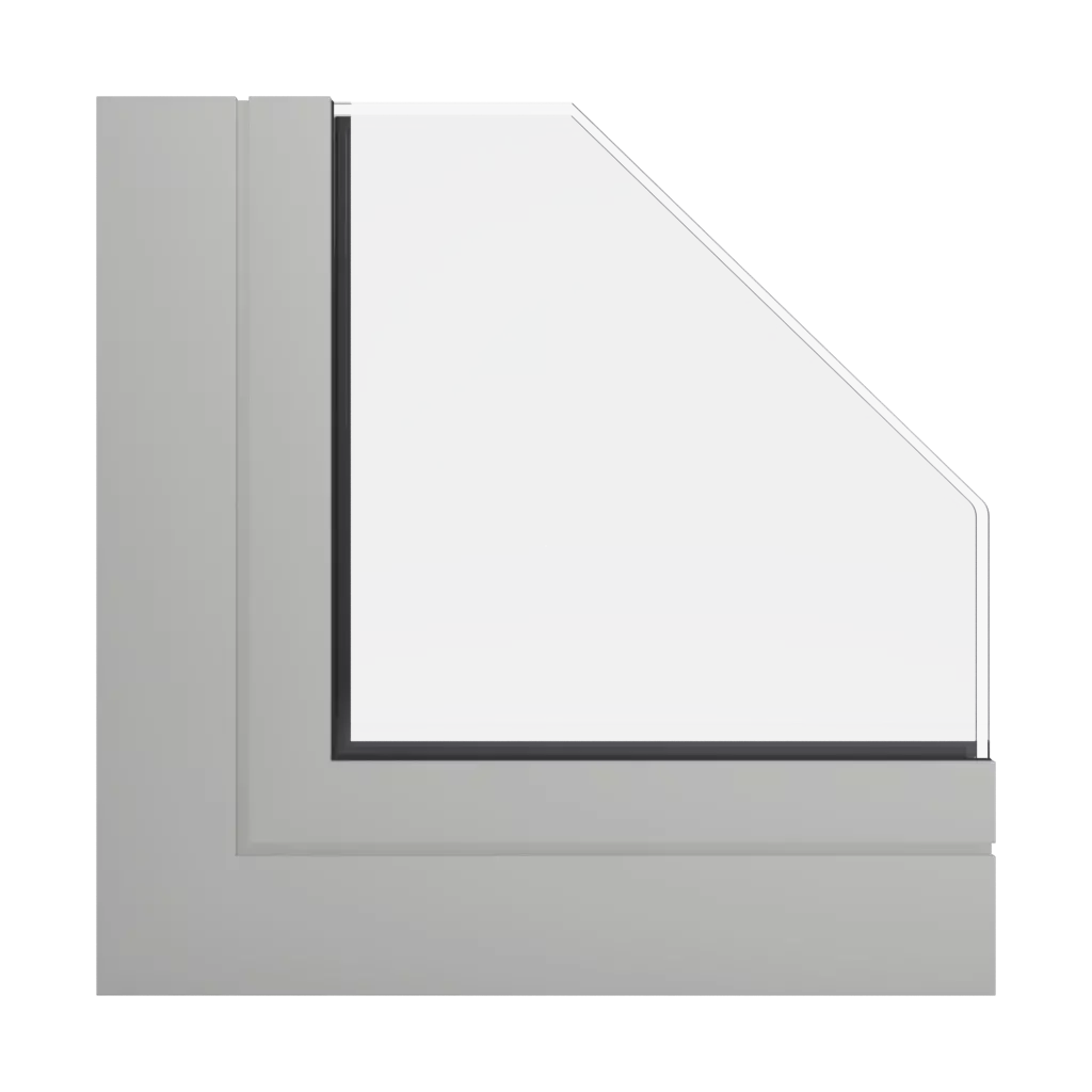 RAL 7044 Silk grey windows window-profiles aluprof mb-70-hi