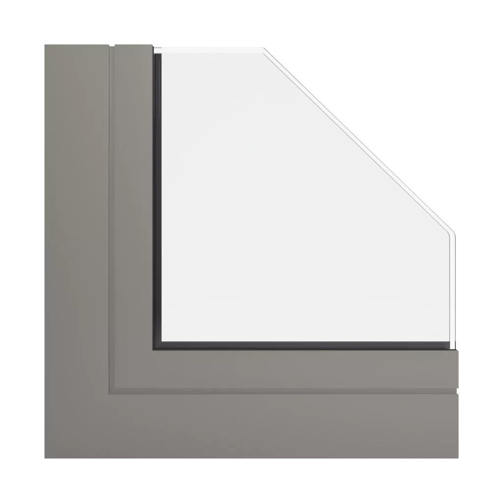 RAL 7048 Pearl mouse grey windows window-profiles aluprof mb-86-si