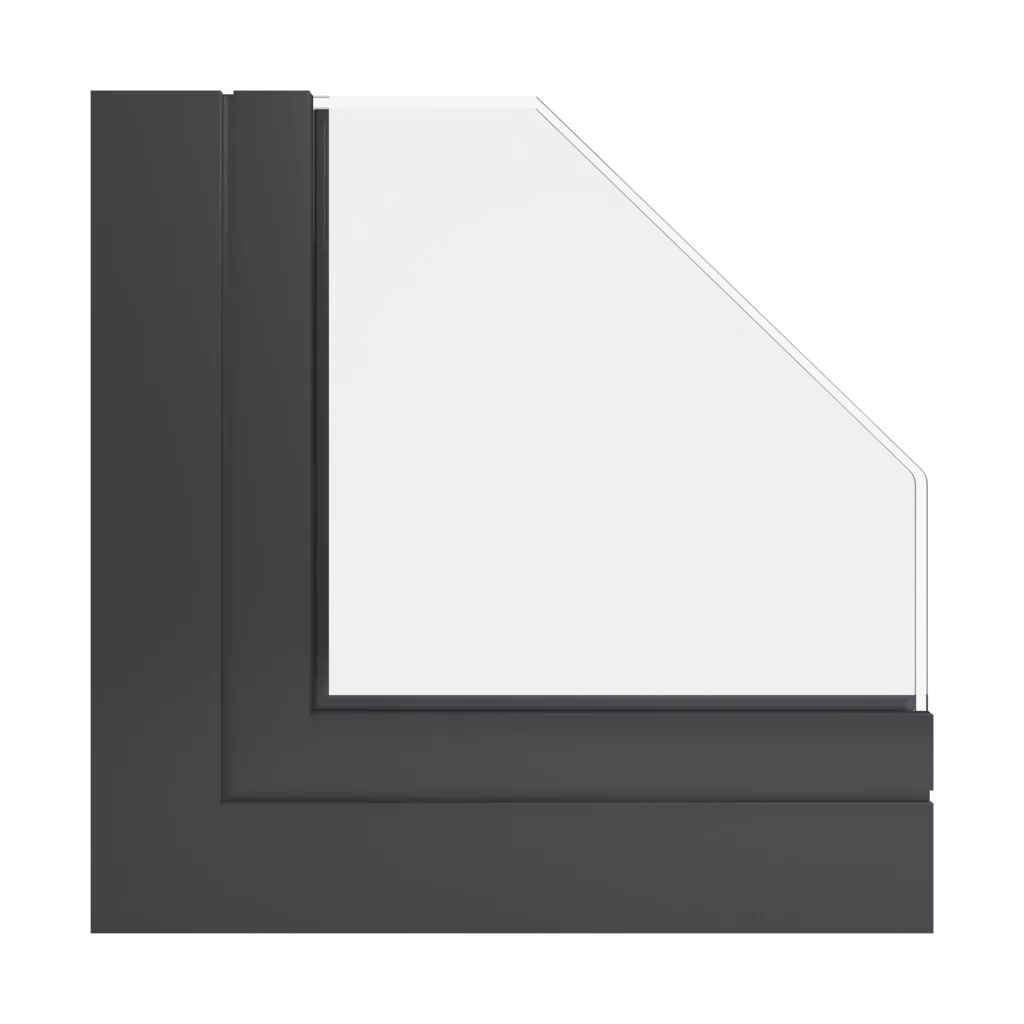 RAL 8019 Grey brown windows window-color aluminum-ral   